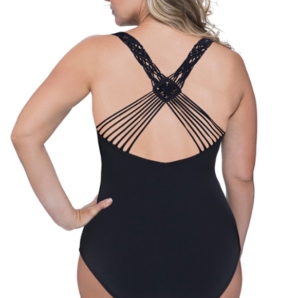 Profile by Gottex Fishnet Slimming Tummy Control - Picture 2 of 5